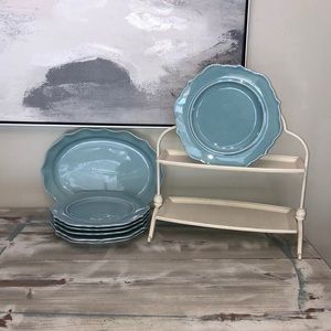 THRESHOLD QUALITY & DESIGN STONEWARE DINNER PLATES